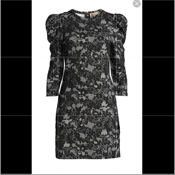 Michael Kors Dresses & Skirts - Casual Michael Kors lace puff shoulder dress